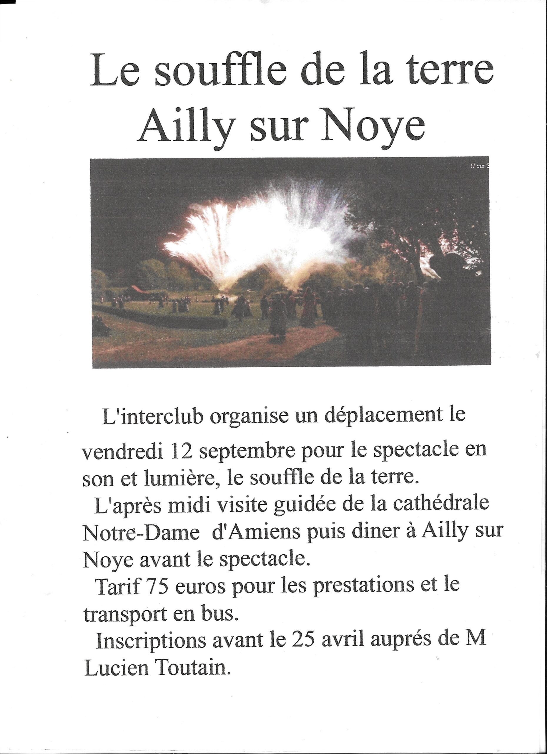 You are currently viewing Sortie « Le souffle de la terre » Ailly-sur-Noye