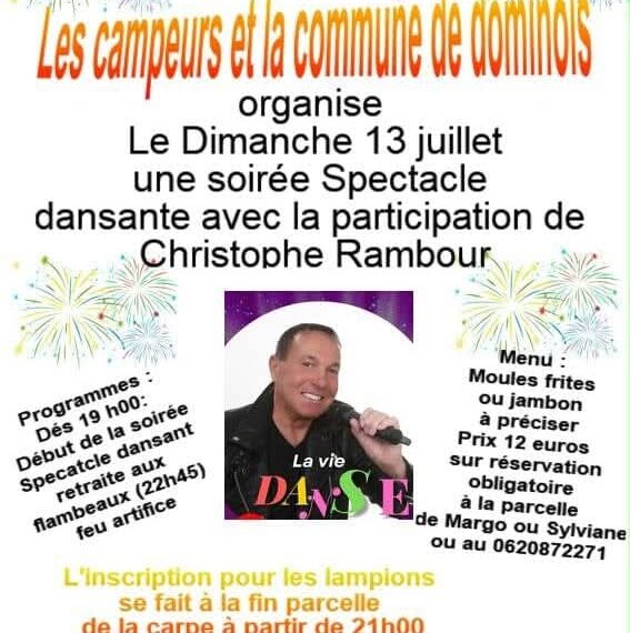 Programme de la soirée du 13 juillet 2025