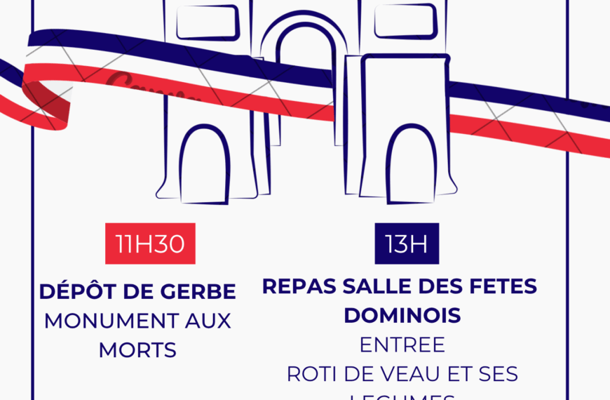 Cérémonie et repas du 11 novembre 2025