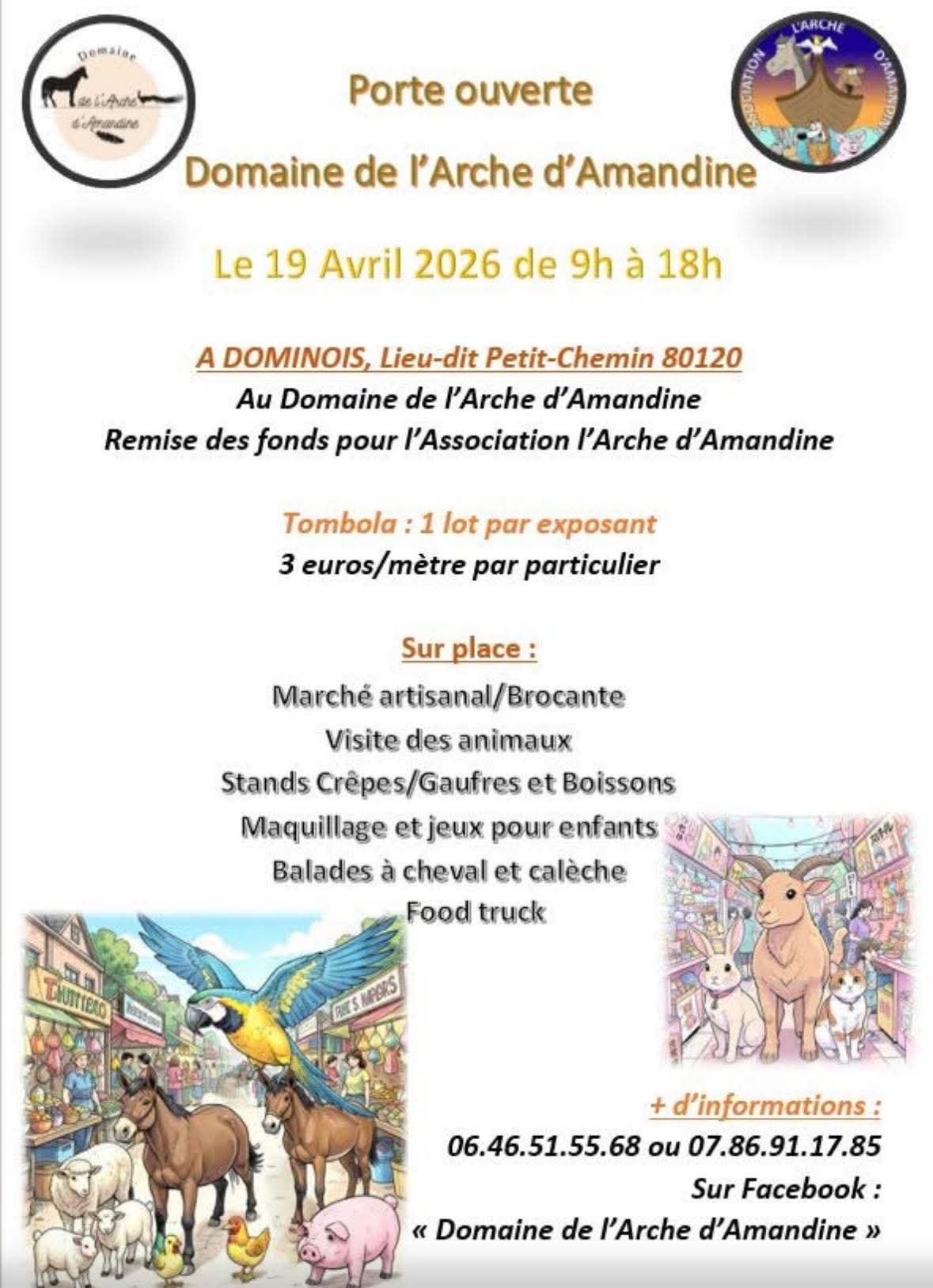 You are currently viewing Porte ouverte le dimanche 19 avril