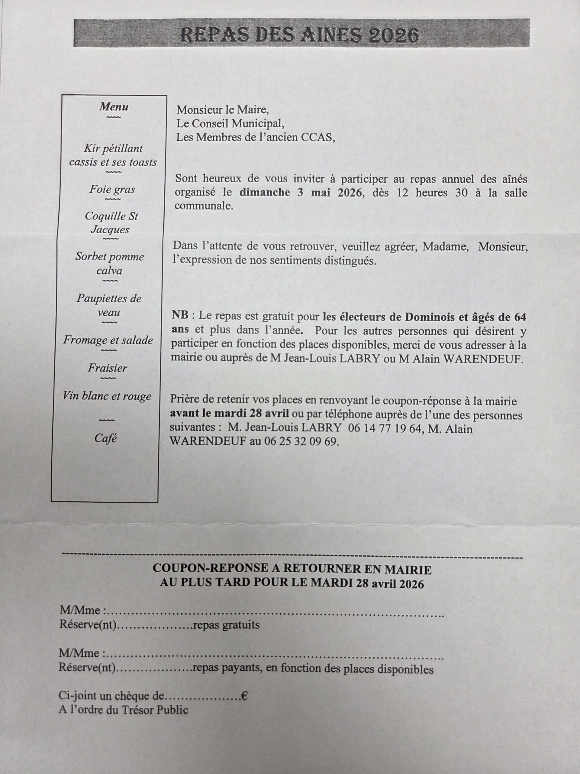 You are currently viewing Repas des aînés le dimanche 3 mai à 12h30