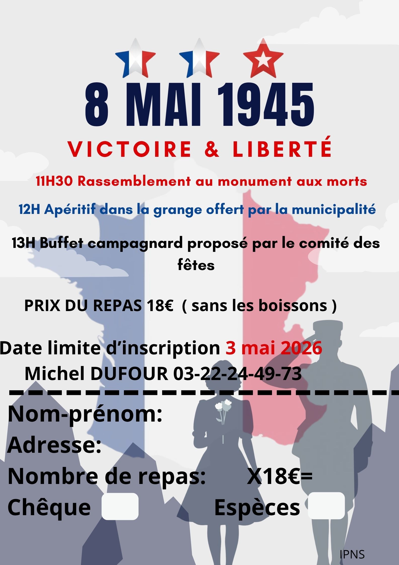You are currently viewing Cérémonie et repas du 8 mai 2026