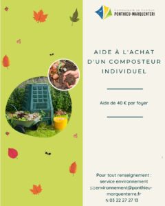 Lire la suite à propos de l’article Aide à l&rsquo;achat d&rsquo;un composteur