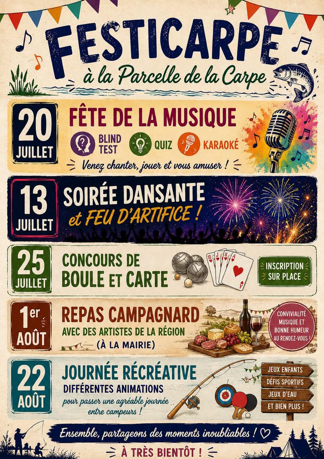 You are currently viewing Programme des activités Festicarpe