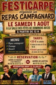 Lire la suite à propos de l’article Repas spectacle annuel de Festicarpe